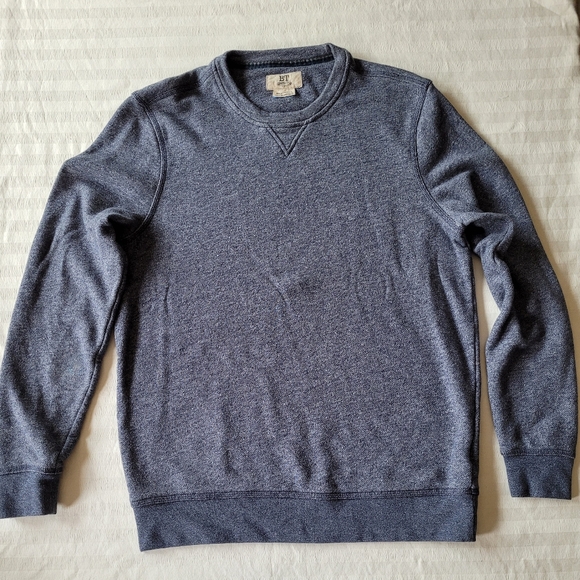 BT Supply Co Men's Heathered Blue Crewneck Sweater Size L - Picture 1 of 9